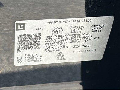 2020 Cadillac XT6 Premium Luxury