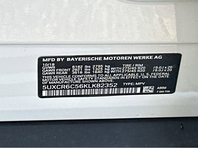 2019 BMW X5 xDrive40i