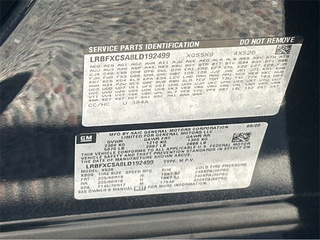 2020 Buick Envision Essence Group