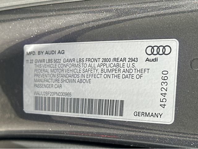 2023 Audi A7 Premium Plus